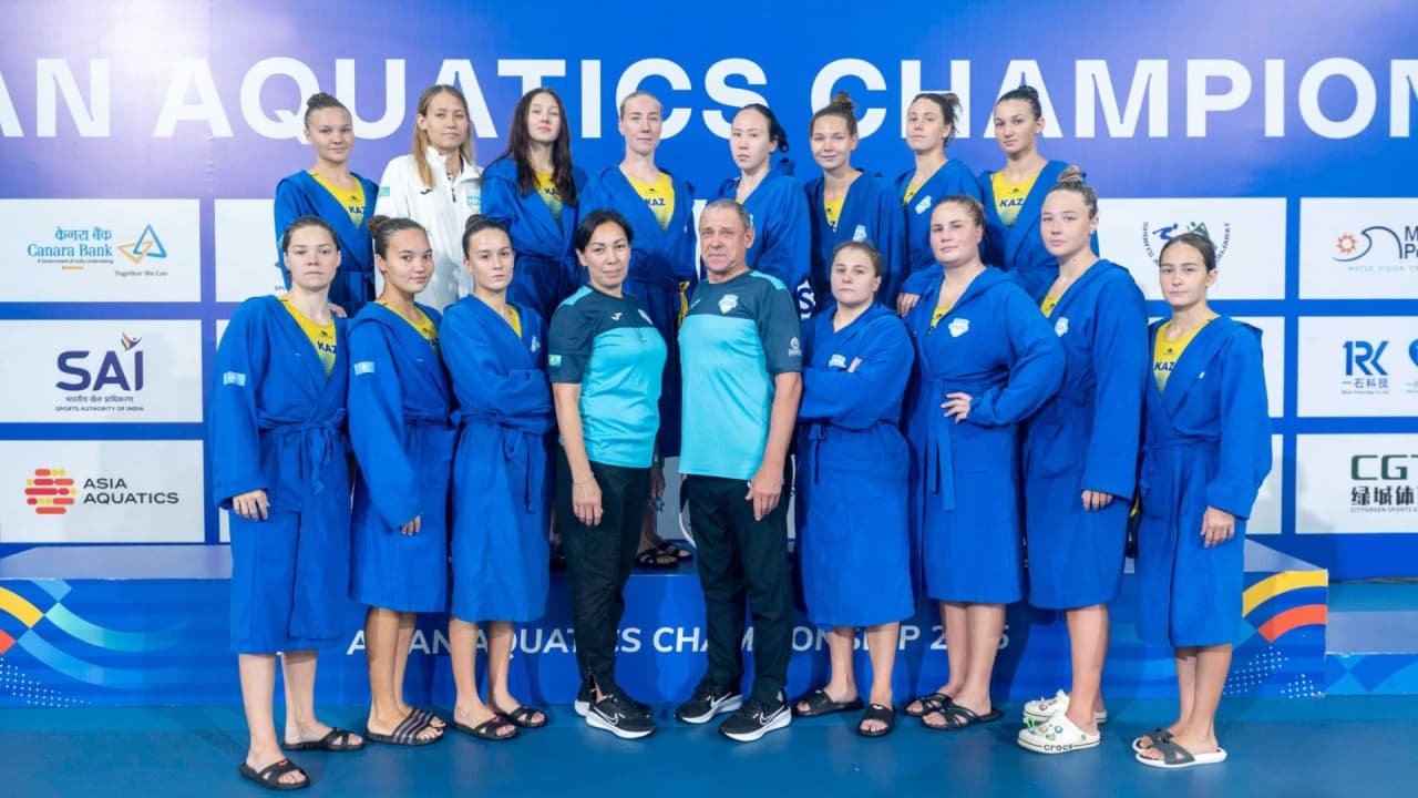 Женская сборная Казахстана по водному поло завоевала «бронзу» чемпионата Азии