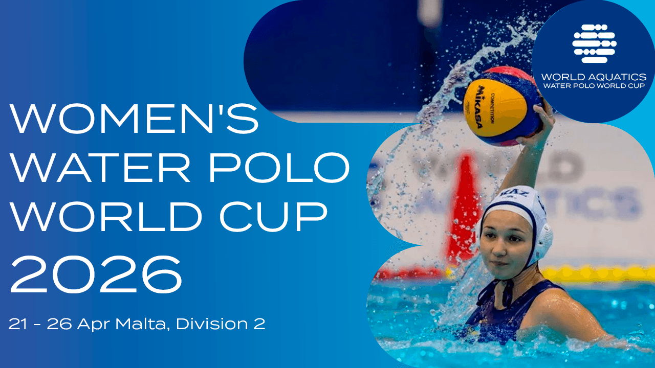 Women's Water Polo World Cup 21 - 26 Apr 2026, Malta, Division 2